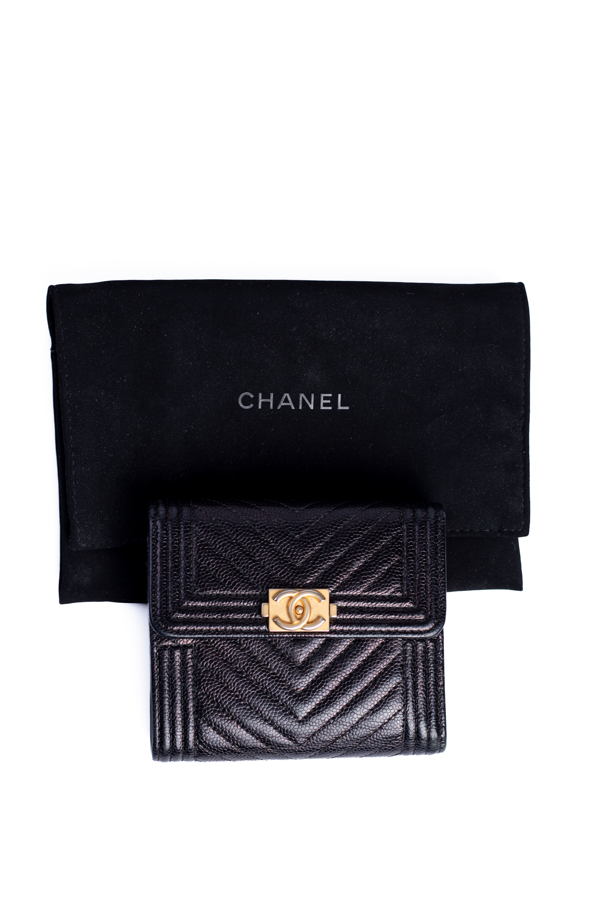 CARTERA CHANEL BOY TRIFOLD FLAP