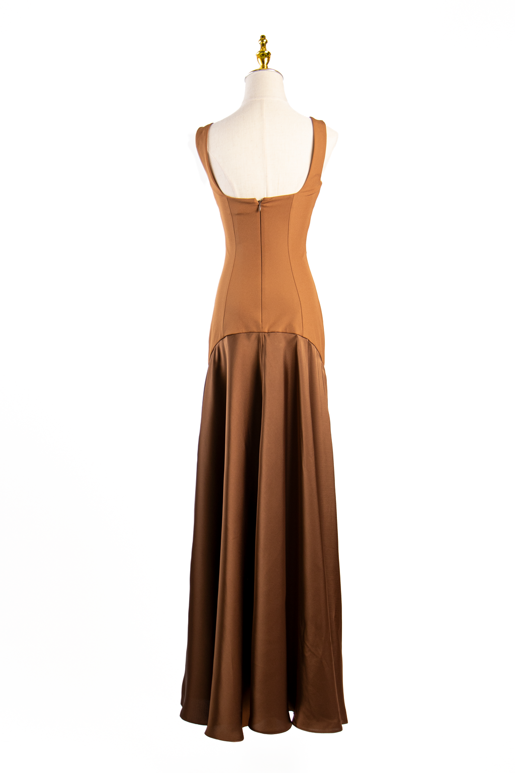 VESTIDO LARGO SATINADO