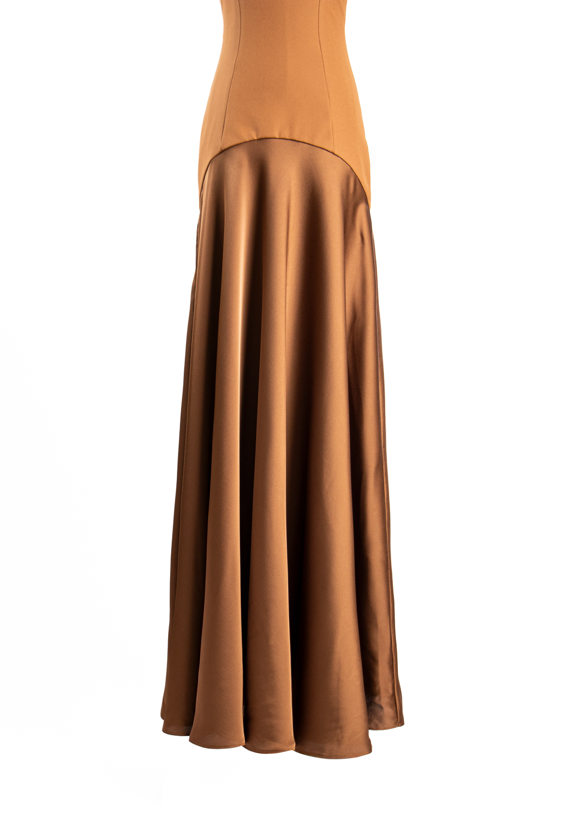 VESTIDO LARGO SATINADO