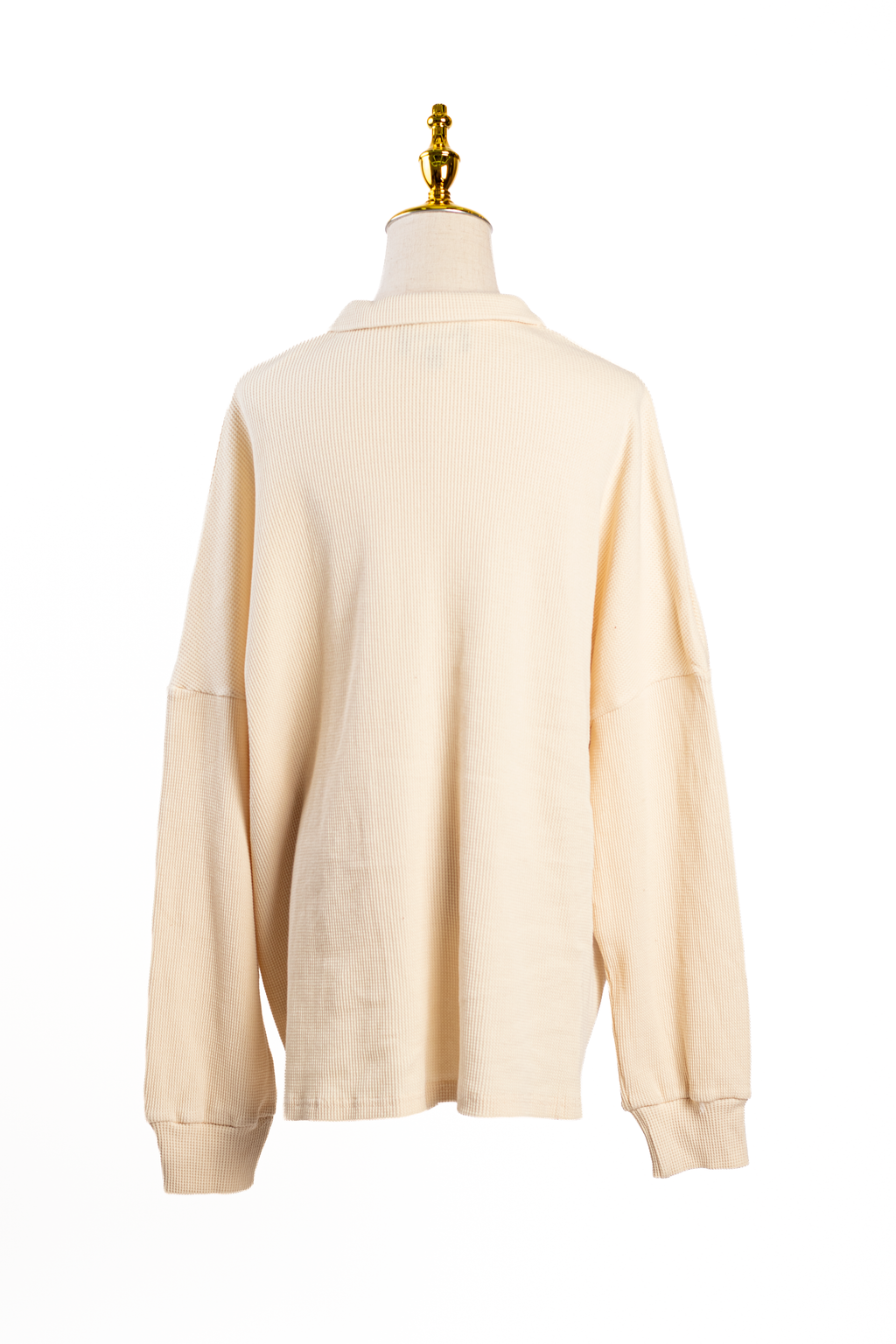 TOP DEEP V OVERSIZE CON CUELLO POLO