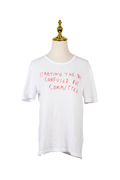 T-SHIRT "STARTING THE DAY CONFUSED BUT COMMITTED"