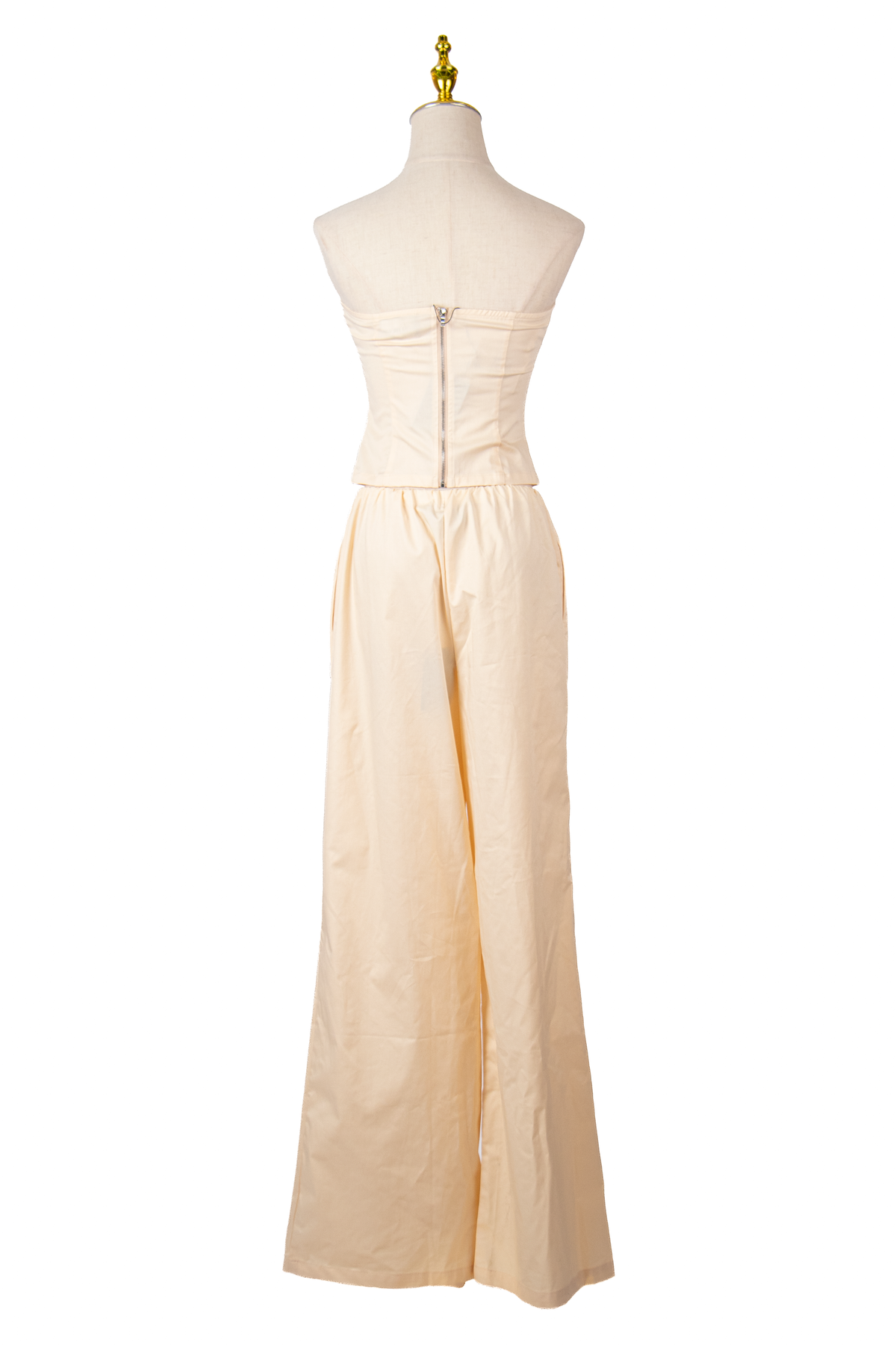 SET DE TOP STRAPLESS Y PANTALÓN PALAZZO