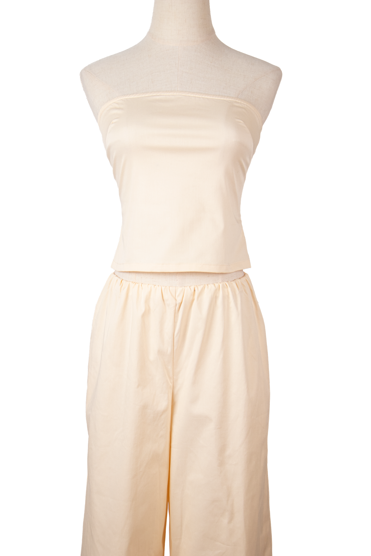 SET DE TOP STRAPLESS Y PANTALÓN PALAZZO