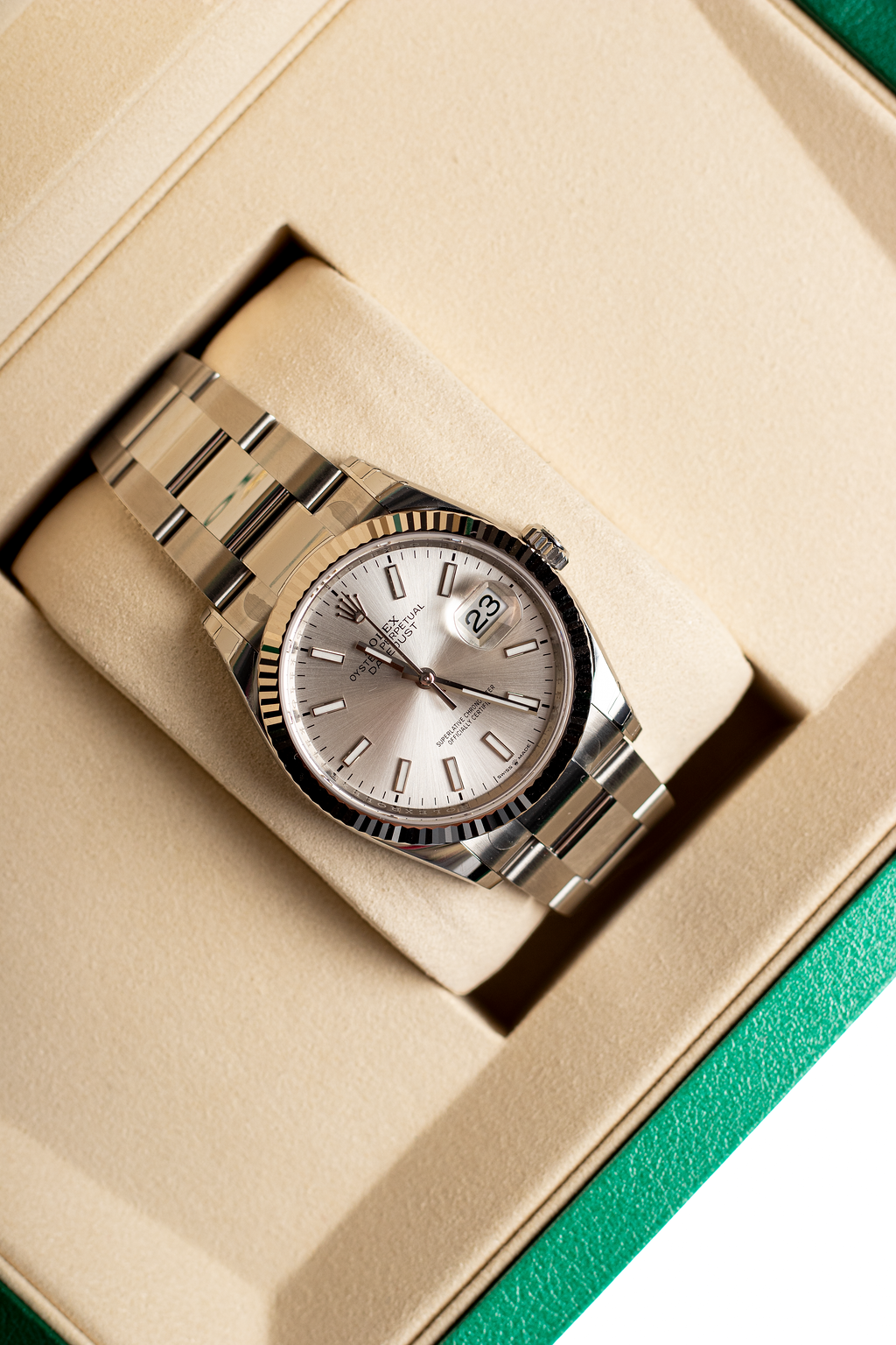ROLEX DATEJUST OYSTER – ESFERA PLATEADA