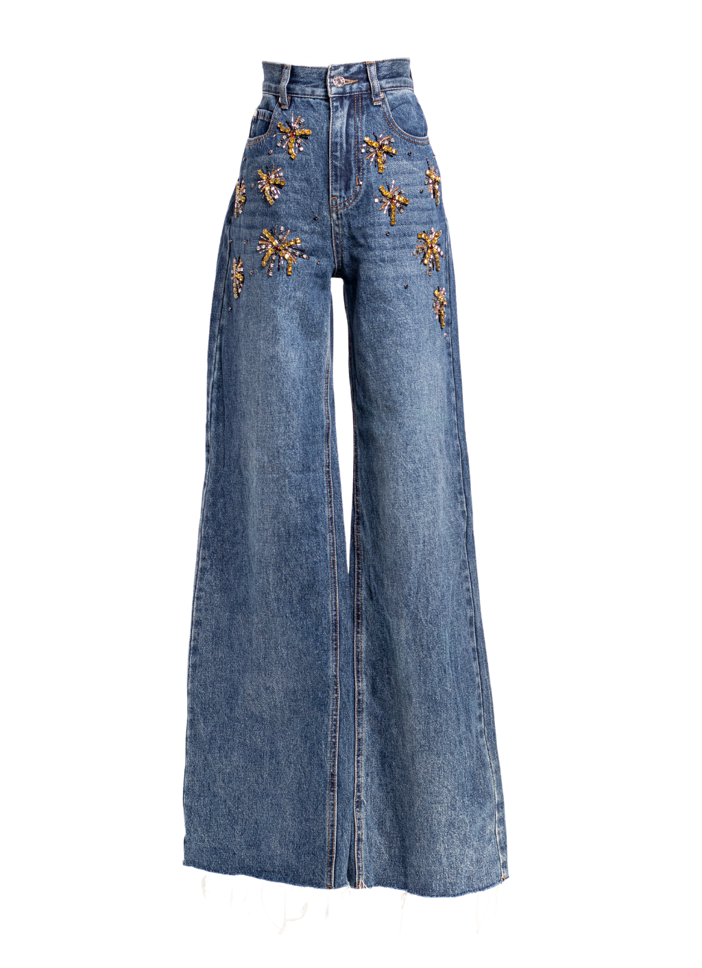 JEANS SANDRO DENIM CRISTALES STATEMENT