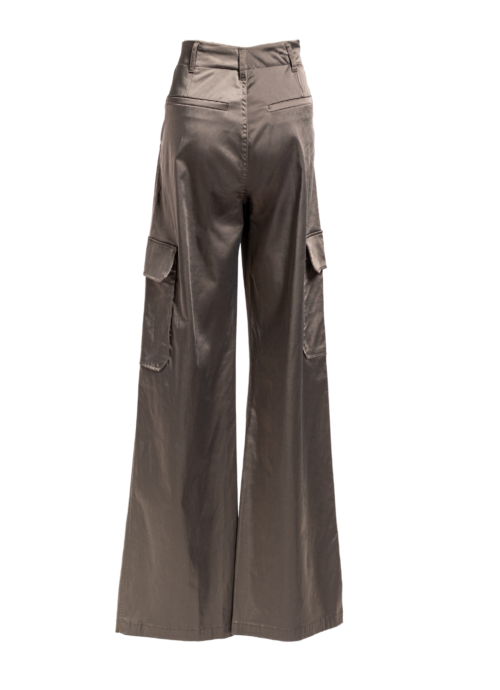 PANTALÓN ZARA CARGO SATINADO