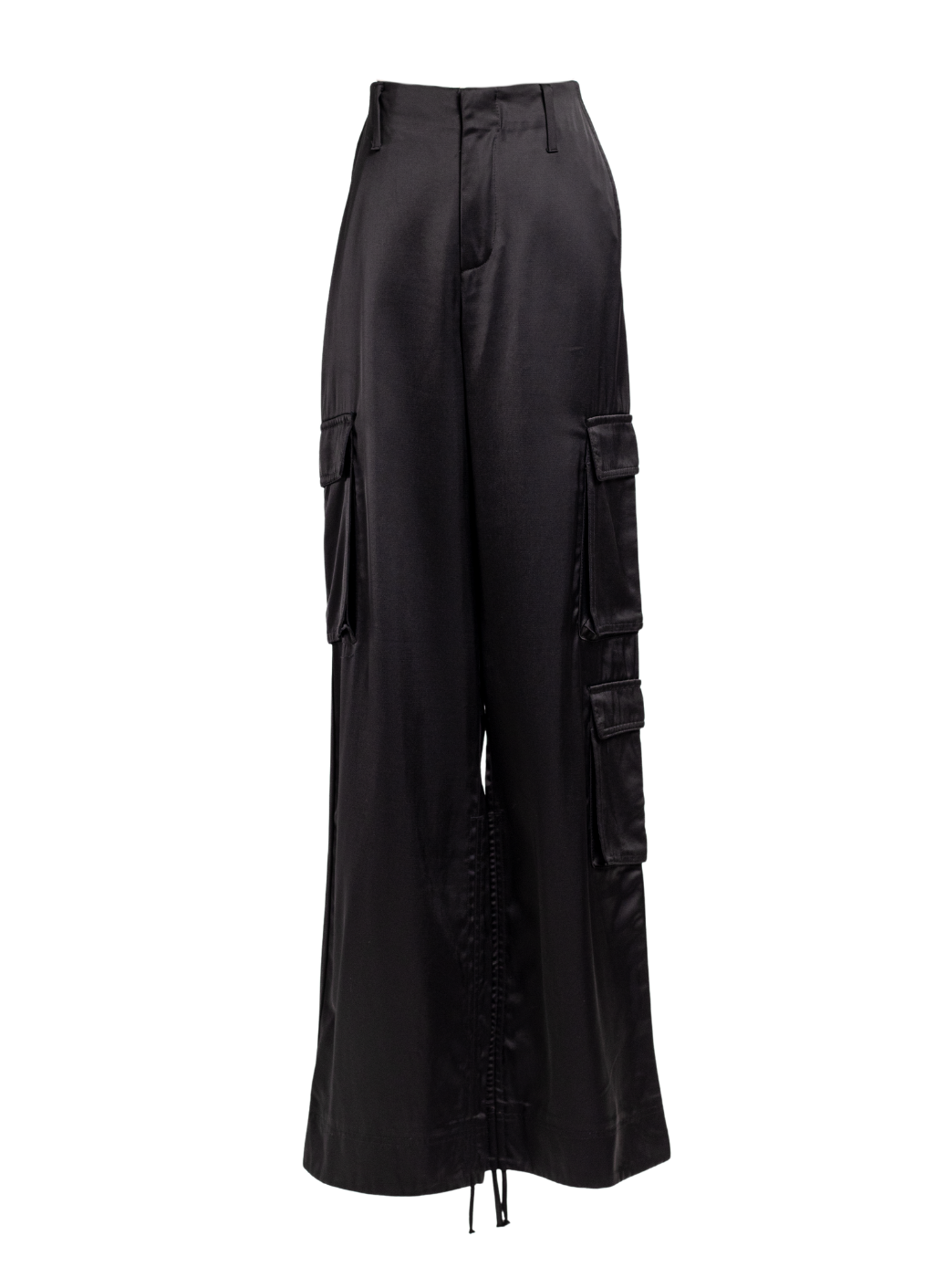 PANTALÓN ZARA CARGO SATINADO