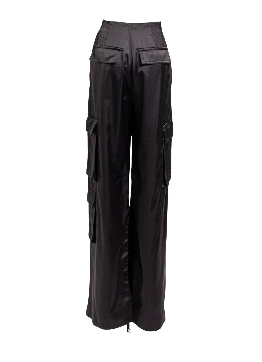 PANTALÓN ZARA CARGO SATINADO
