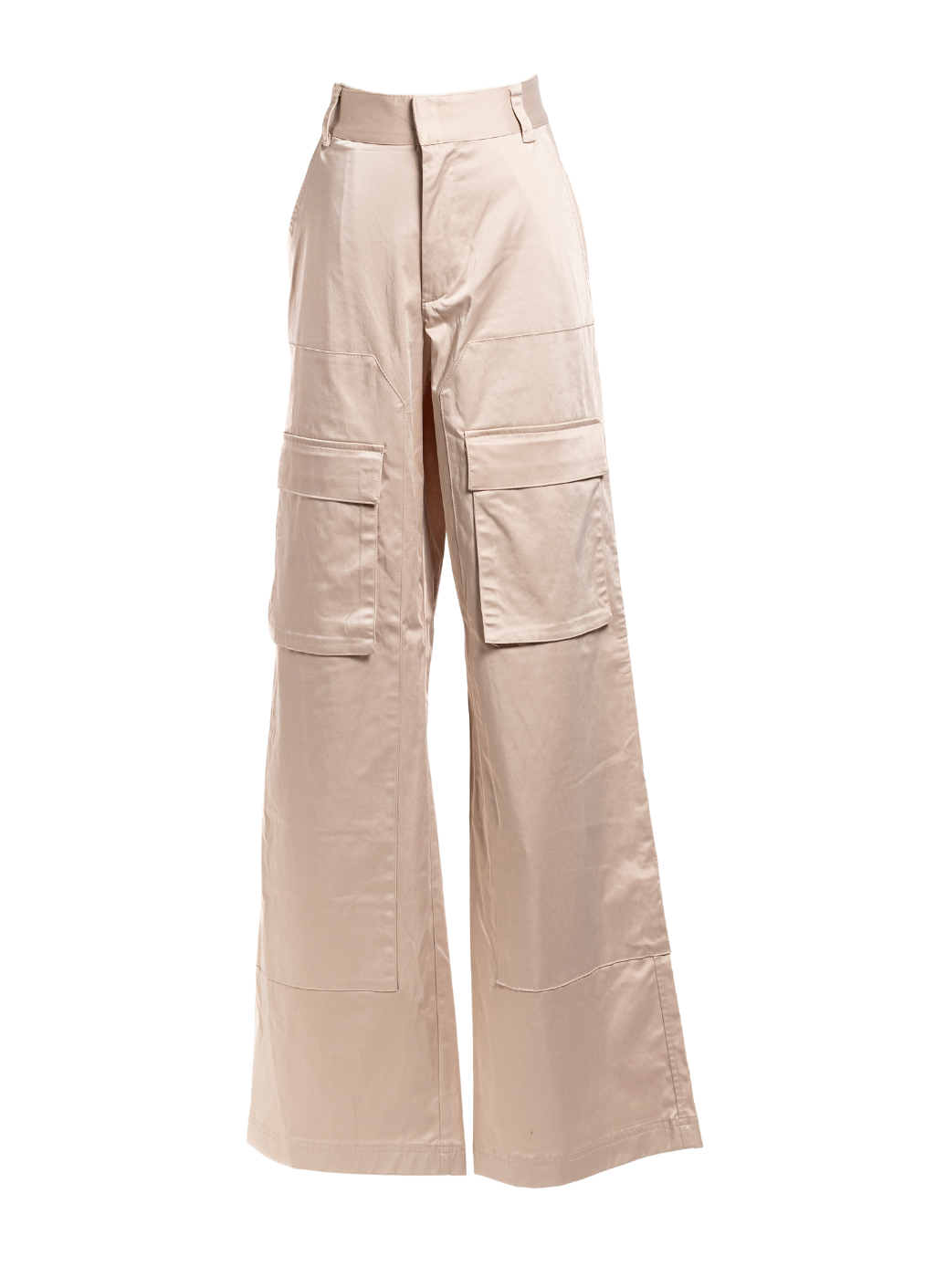 PANTALÓN ZARA CARGO SATINADO
