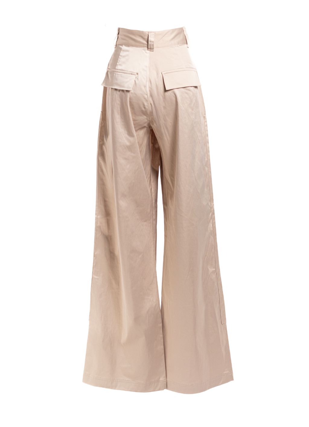 PANTALÓN ZARA CARGO SATINADO