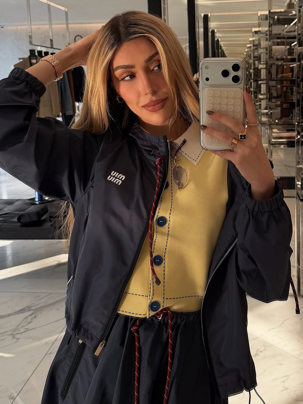 SET WINDBREAKER MIU MIU