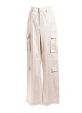 PANTALÓN ZARA CARGO SATINADO
