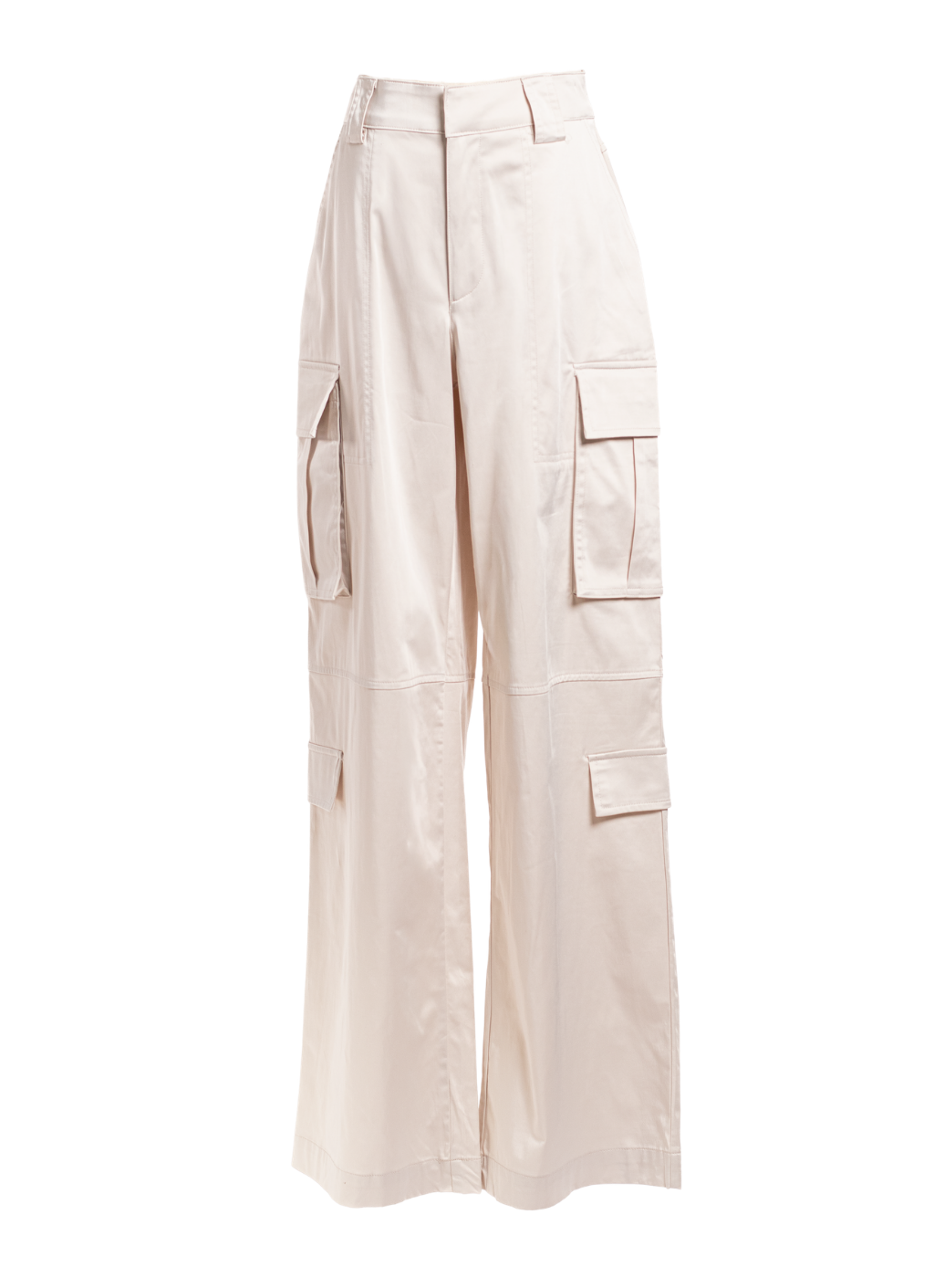 PANTALÓN ZARA CARGO SATINADO