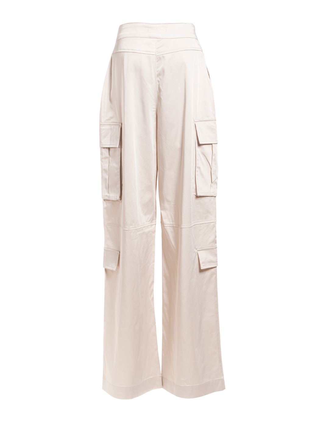 PANTALÓN ZARA CARGO SATINADO