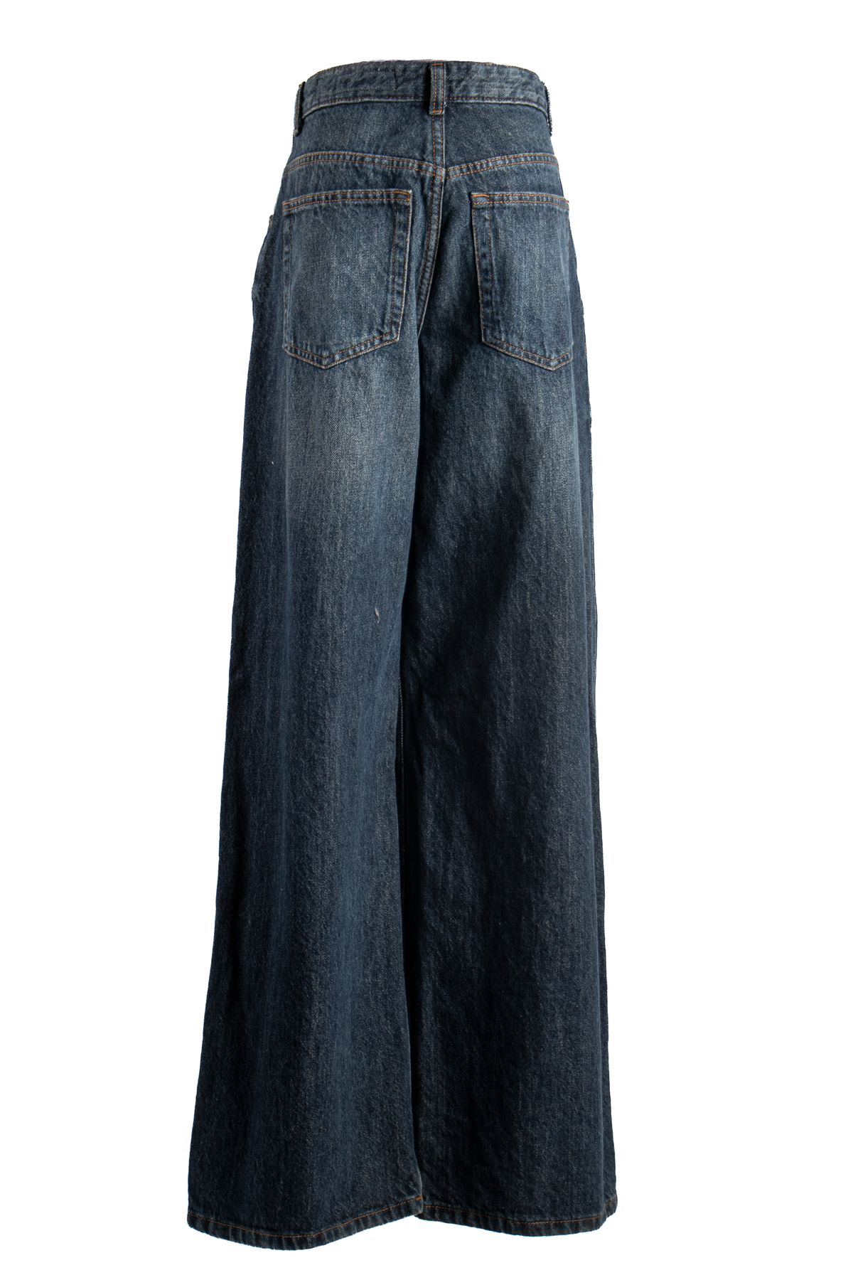 JEANS WIDE LEG CON CINTURA CRUZADA