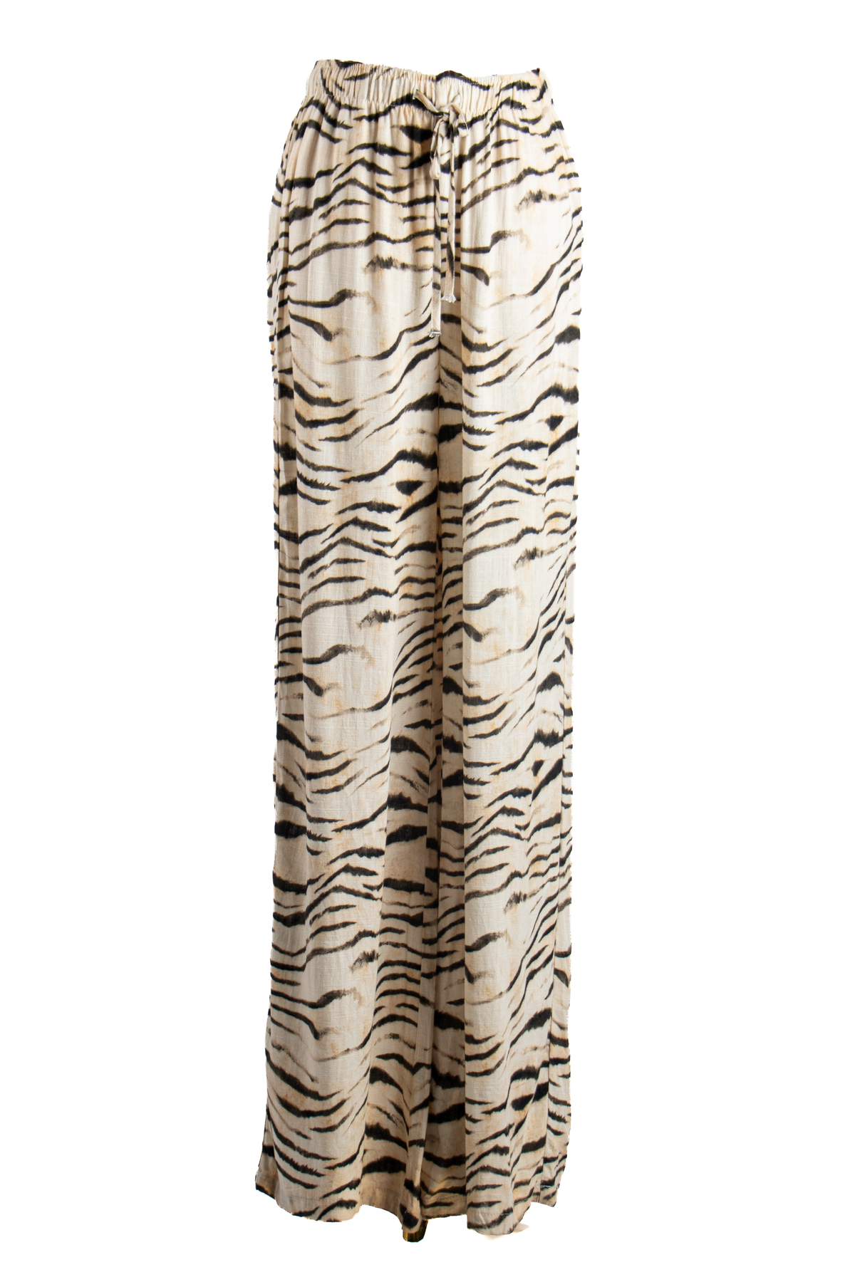 PANTALÓN WIDE LEG CON ESTAMPADO ANIMAL PRINT