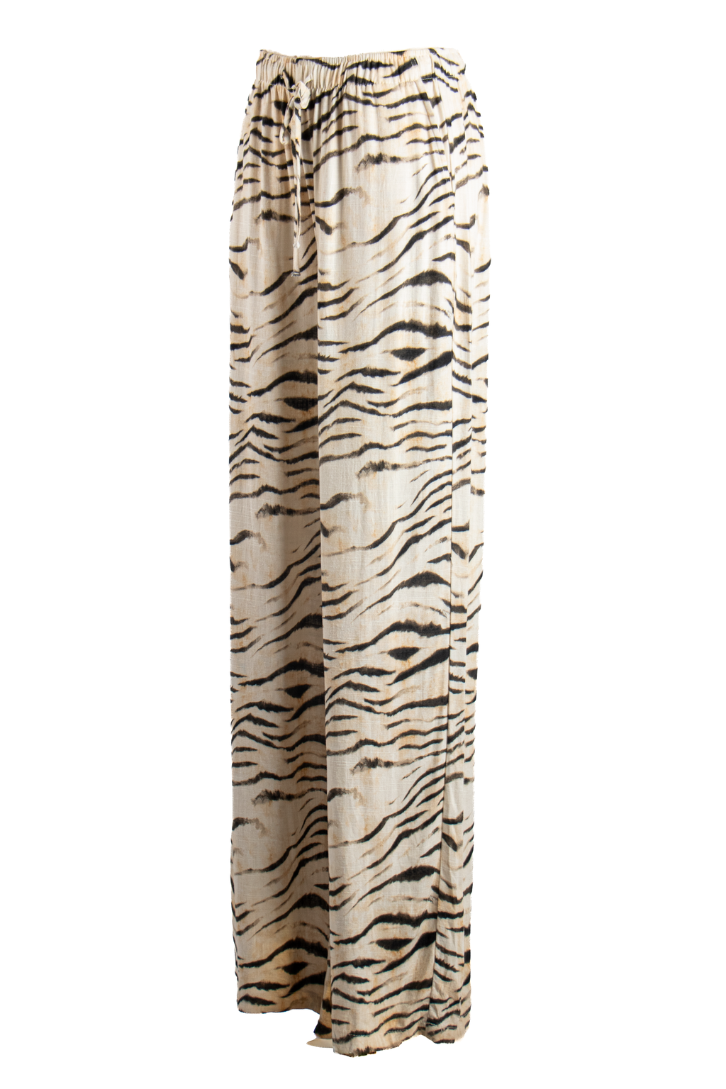 PANTALÓN WIDE LEG CON ESTAMPADO ANIMAL PRINT