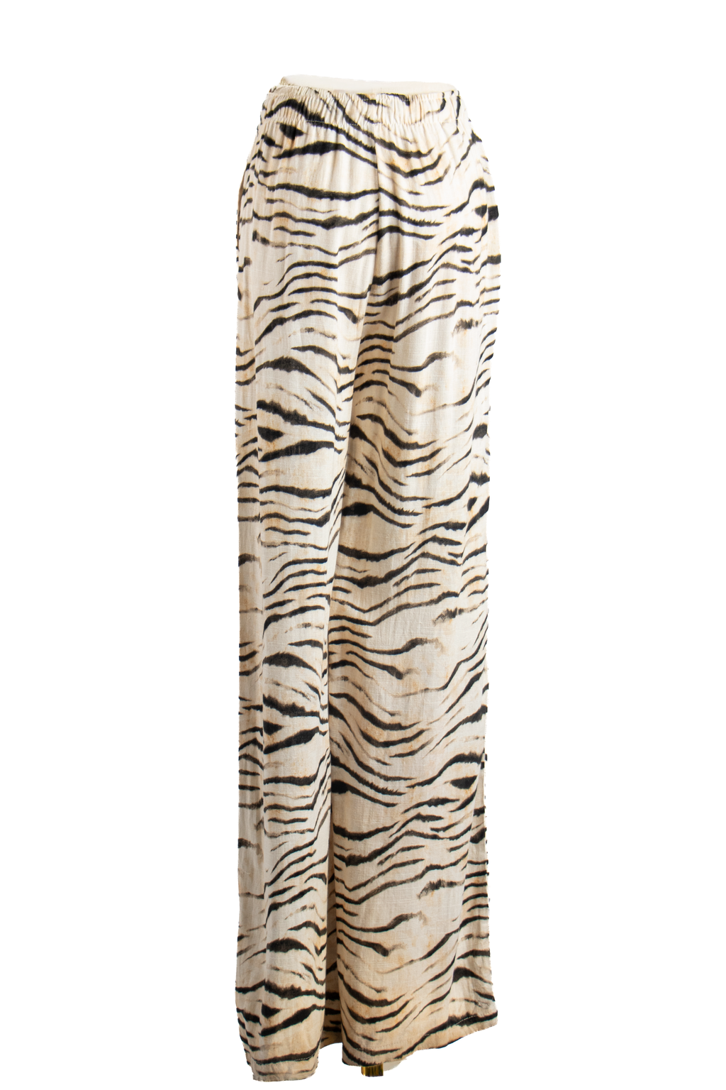 PANTALÓN WIDE LEG CON ESTAMPADO ANIMAL PRINT