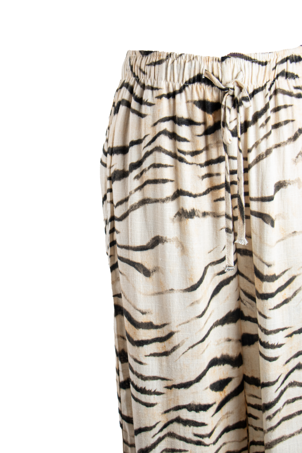 PANTALÓN WIDE LEG CON ESTAMPADO ANIMAL PRINT