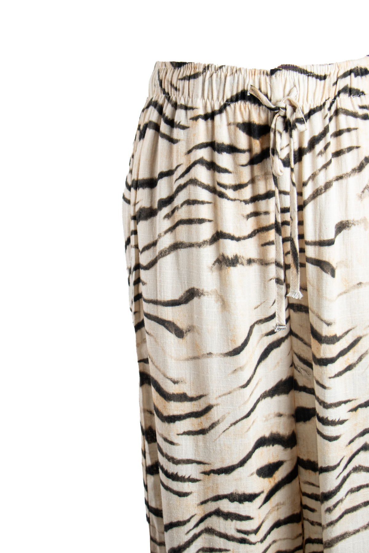 PANTALÓN WIDE LEG CON ESTAMPADO ANIMAL PRINT