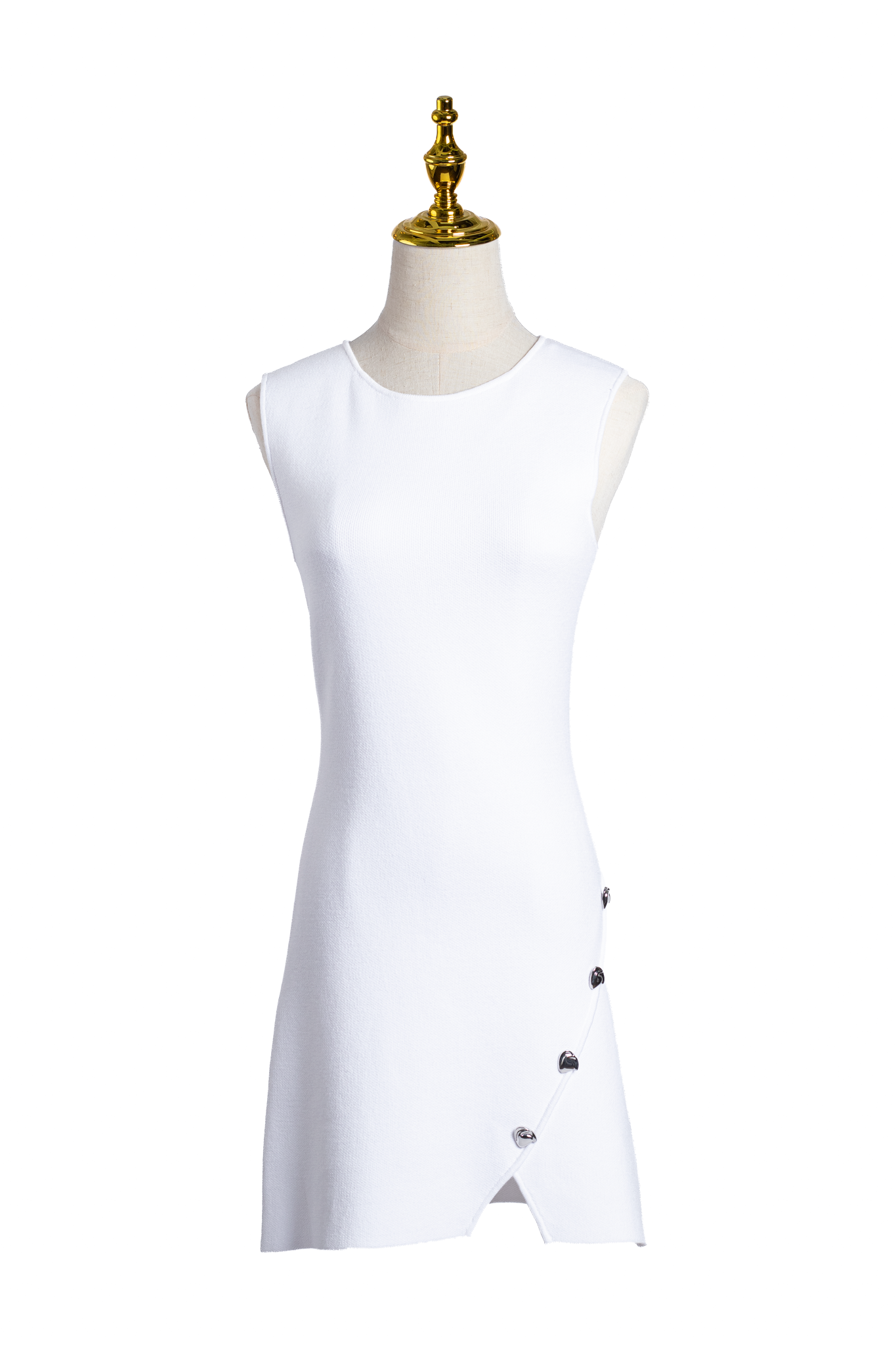 VESTIDO CON BOTONES LATERALES