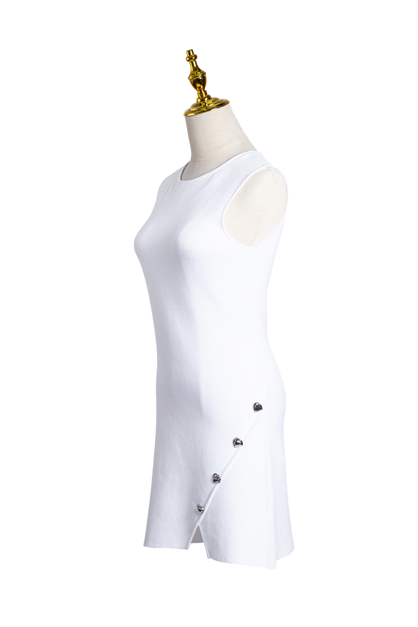VESTIDO CON BOTONES LATERALES