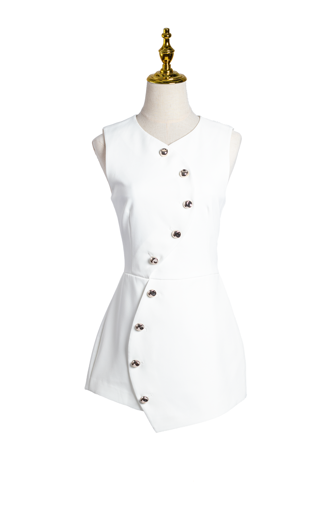 VESTIDO CON CORTE ASIMÉTRICO