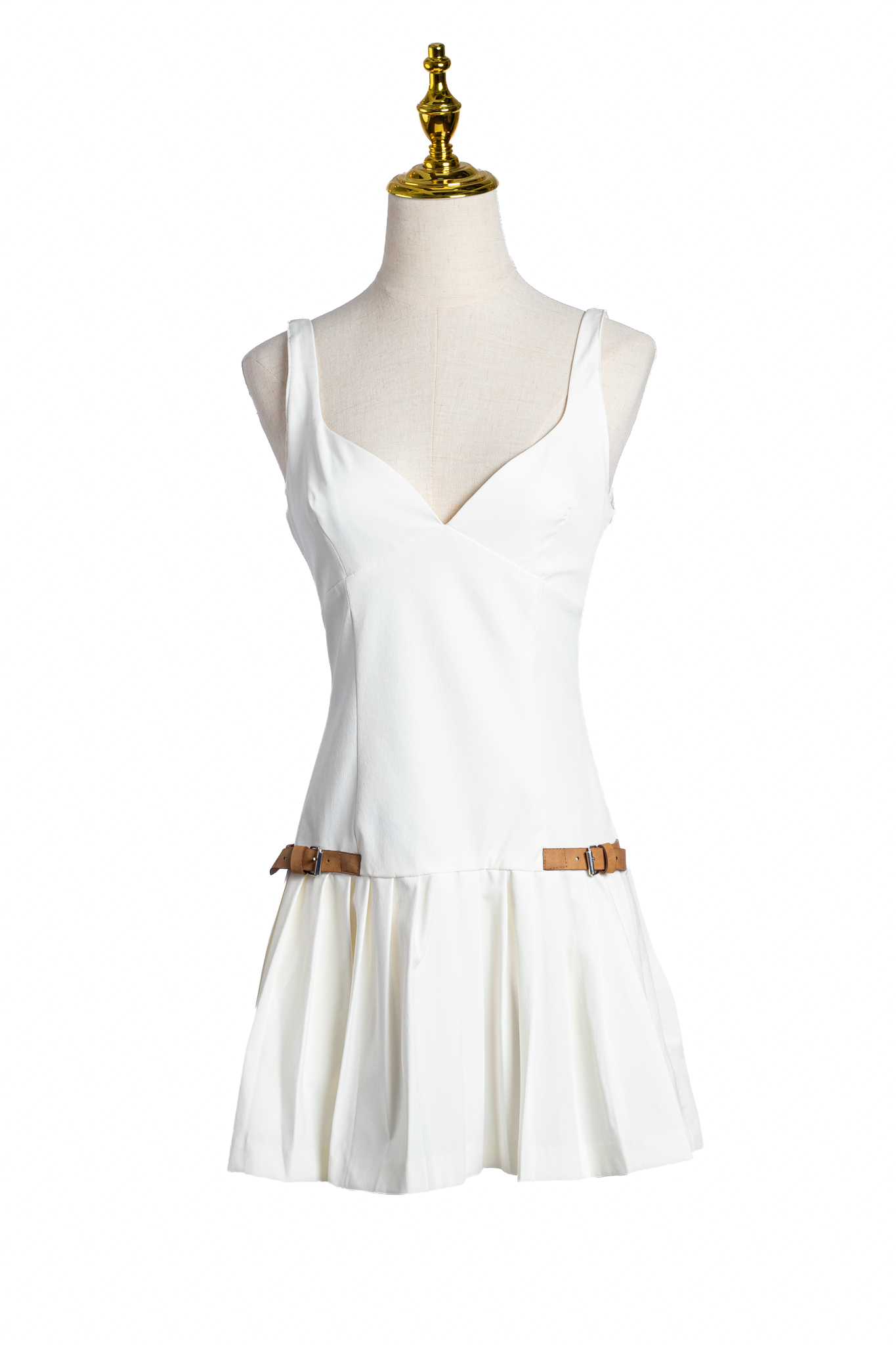 VESTIDO CON HEBILLAS