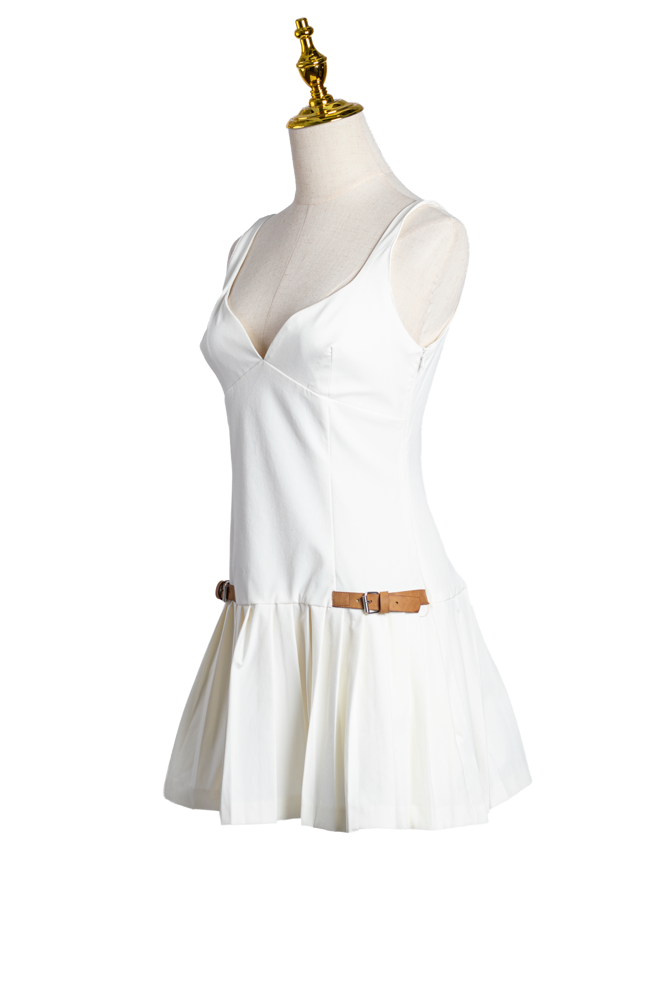 VESTIDO CON HEBILLAS