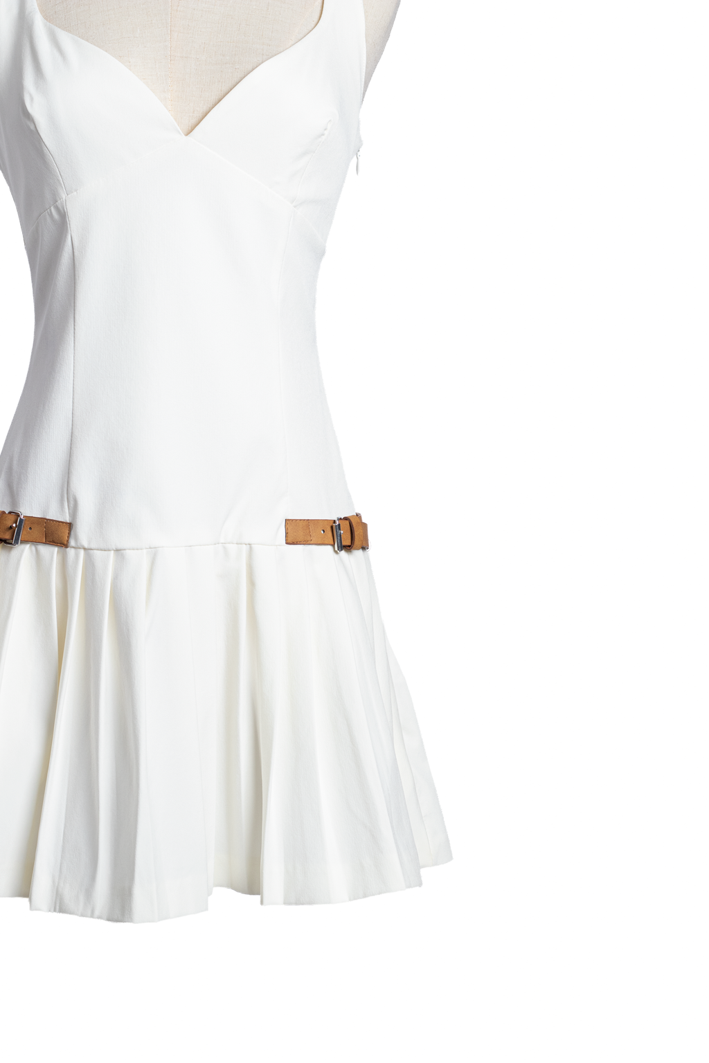 VESTIDO CON HEBILLAS