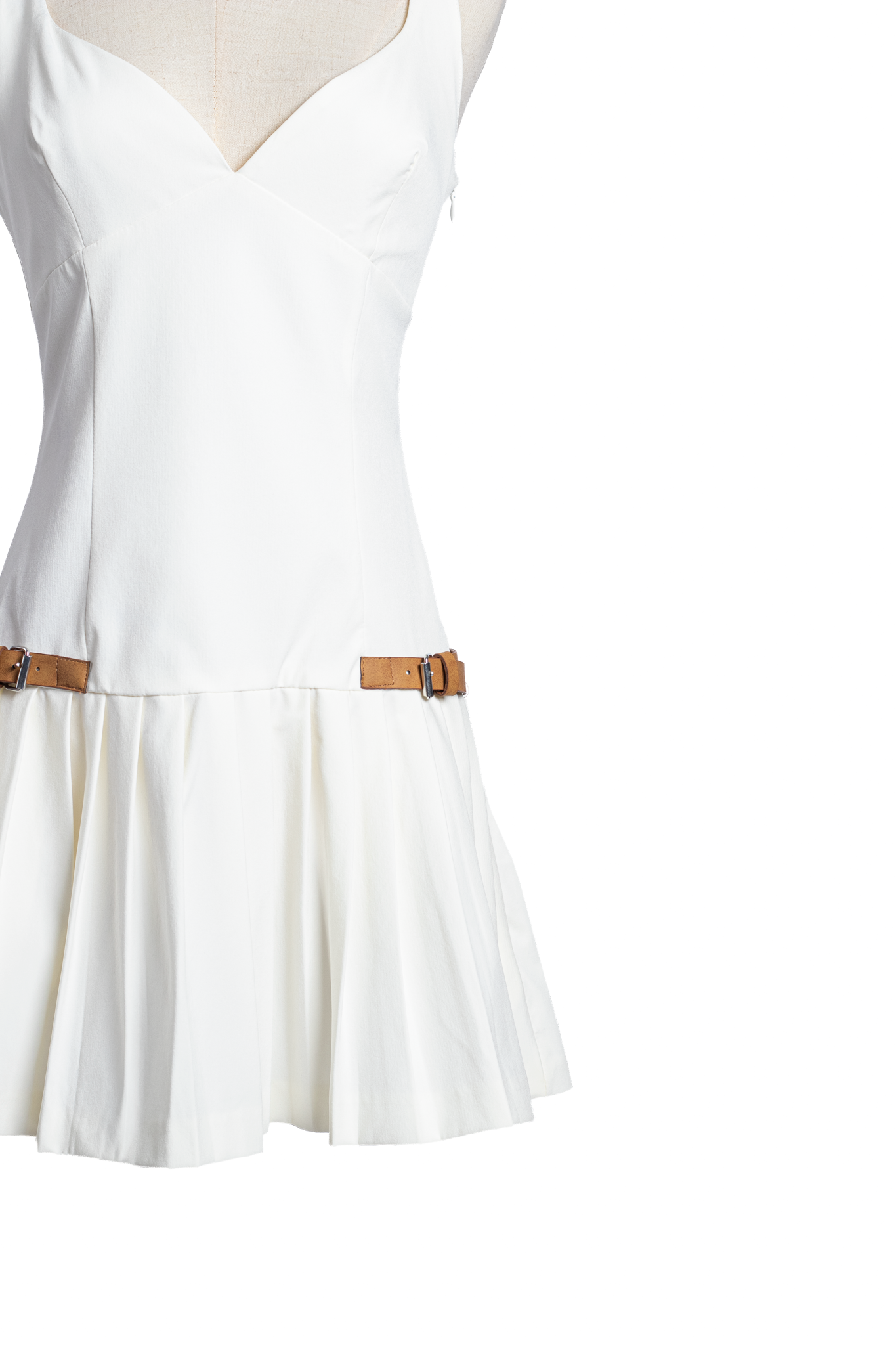 VESTIDO CON HEBILLAS