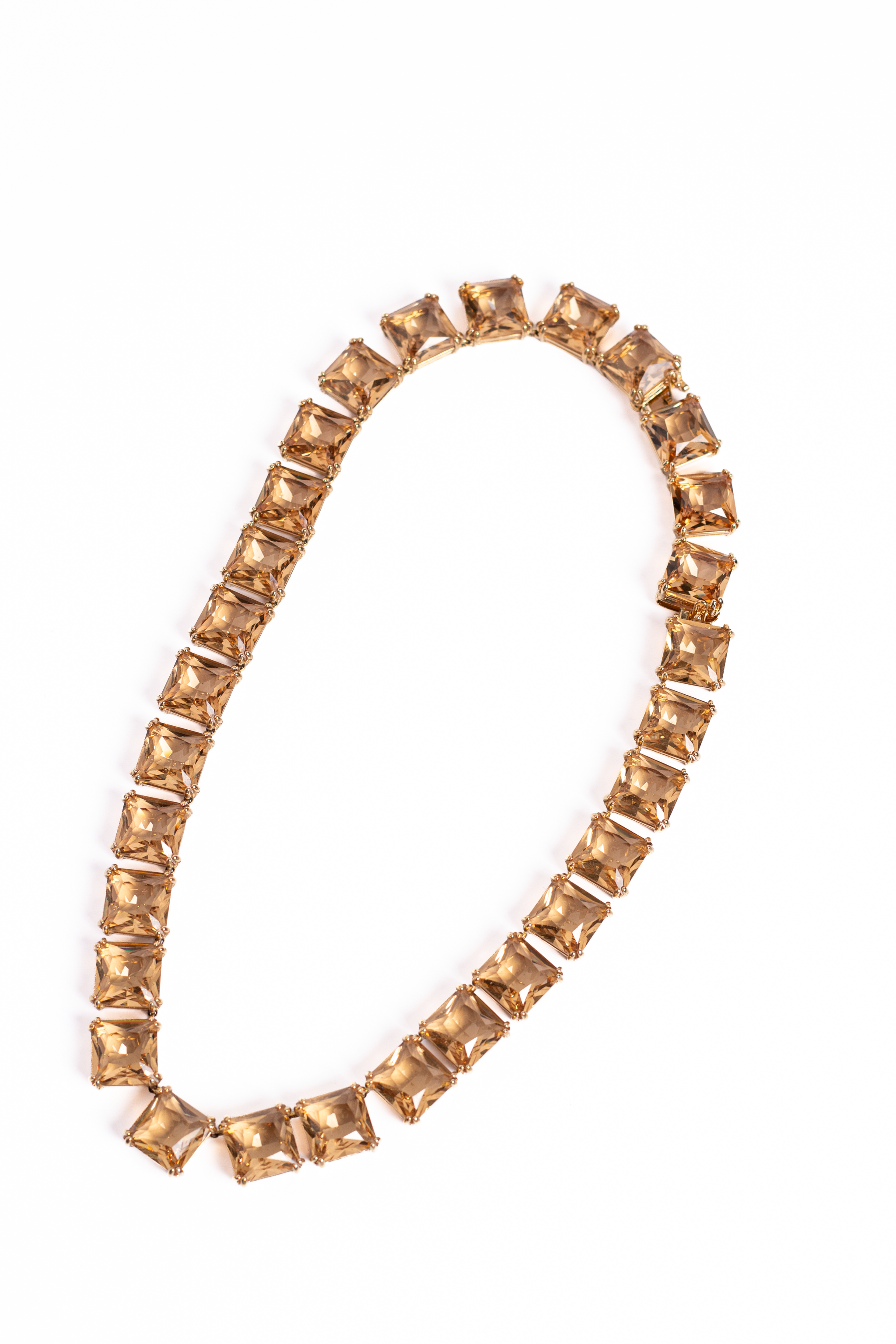 COLLAR SWAROVSKI MILLENIA CRISTALES CARAMELO