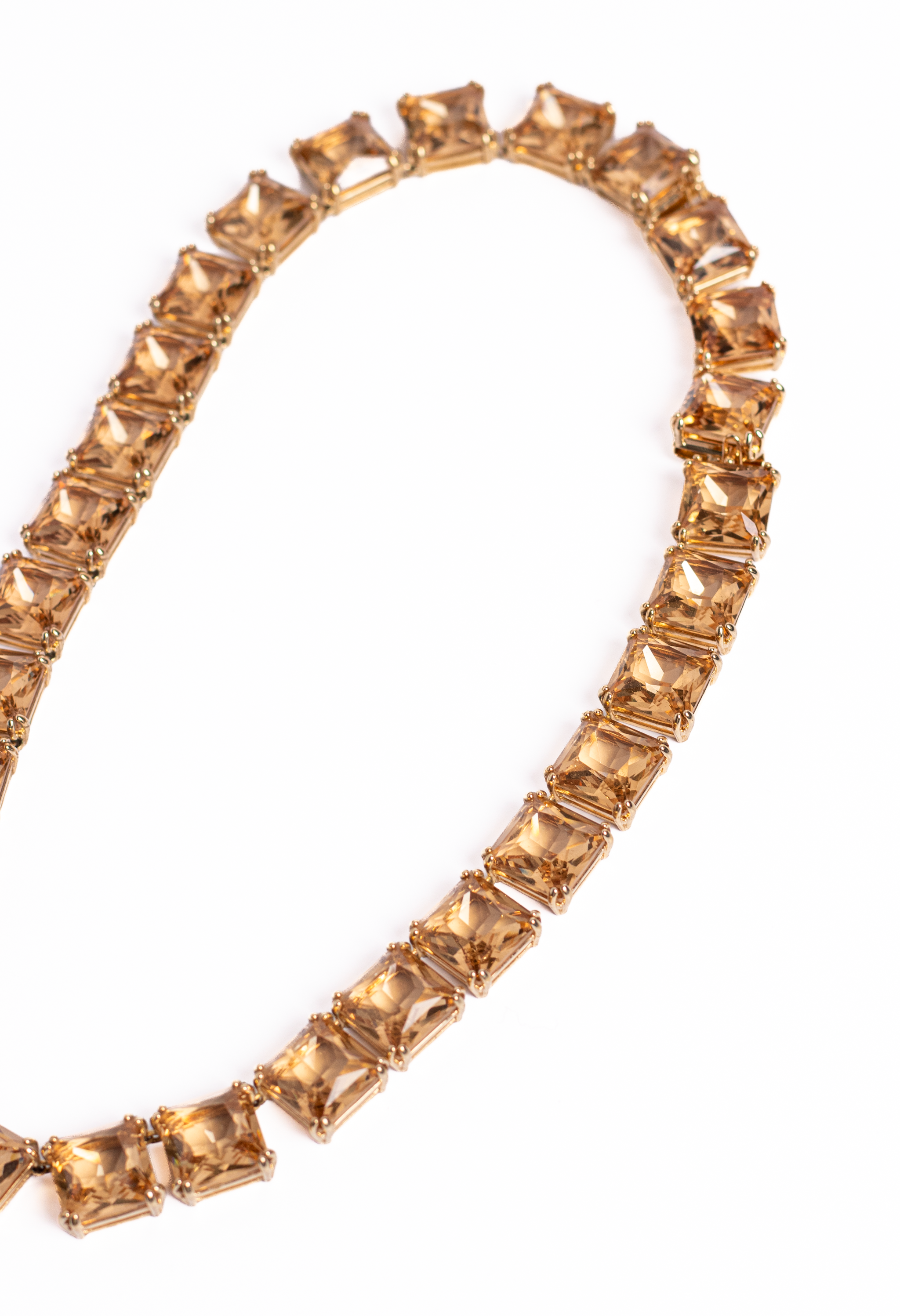 COLLAR SWAROVSKI MILLENIA CRISTALES CARAMELO