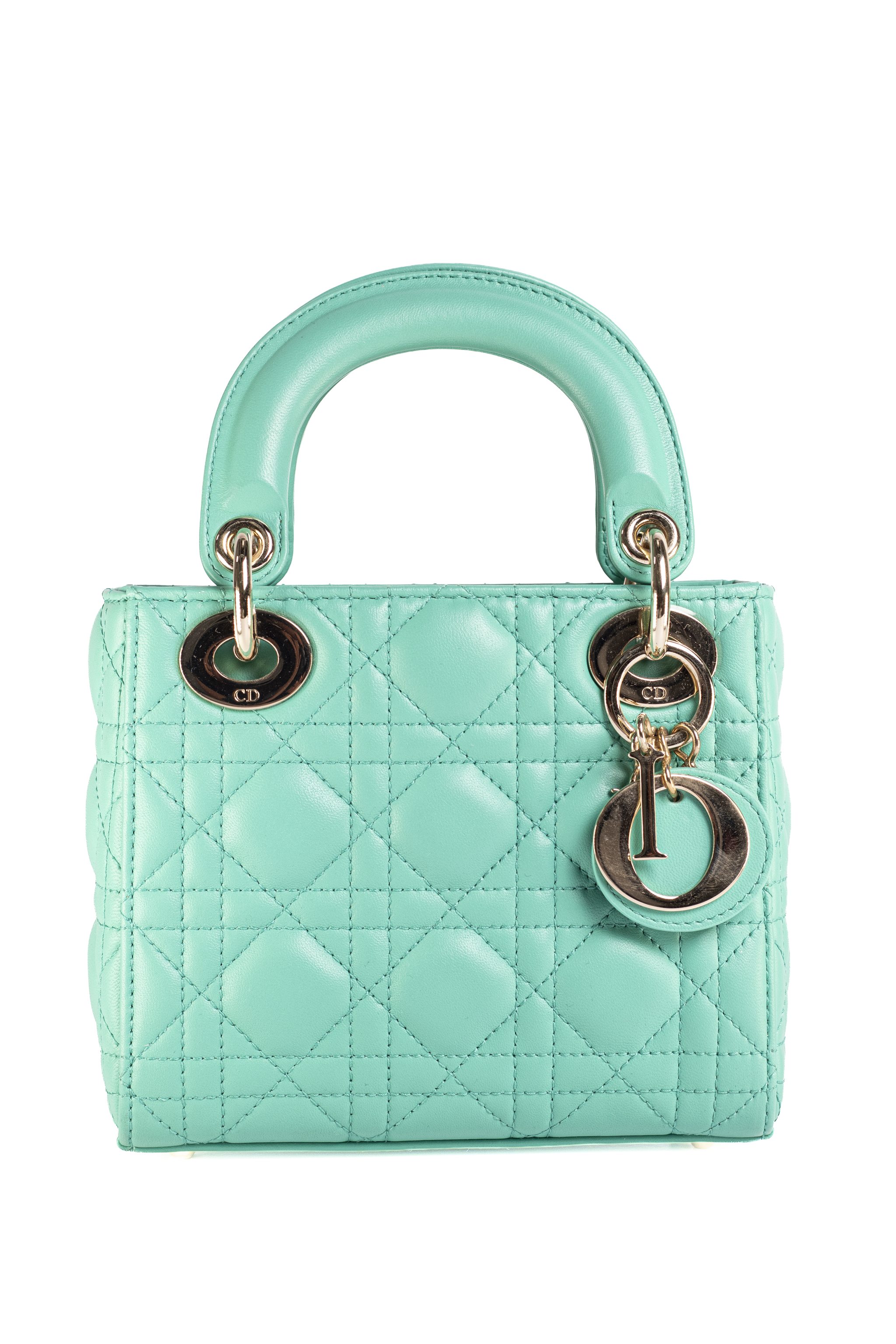 BOLSO LADY DIOR MINI VERDE MENTA