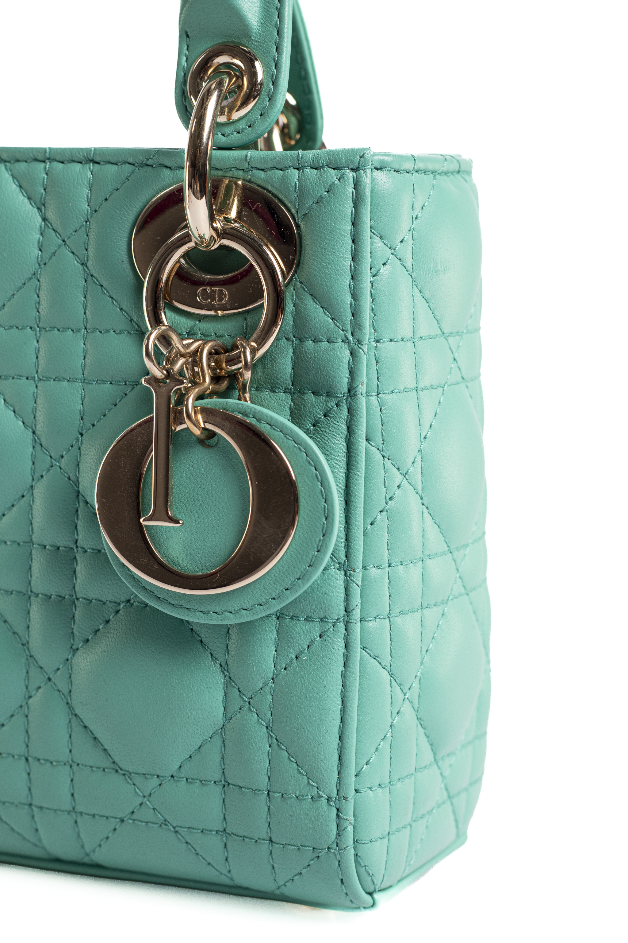 BOLSO LADY DIOR MINI VERDE MENTA