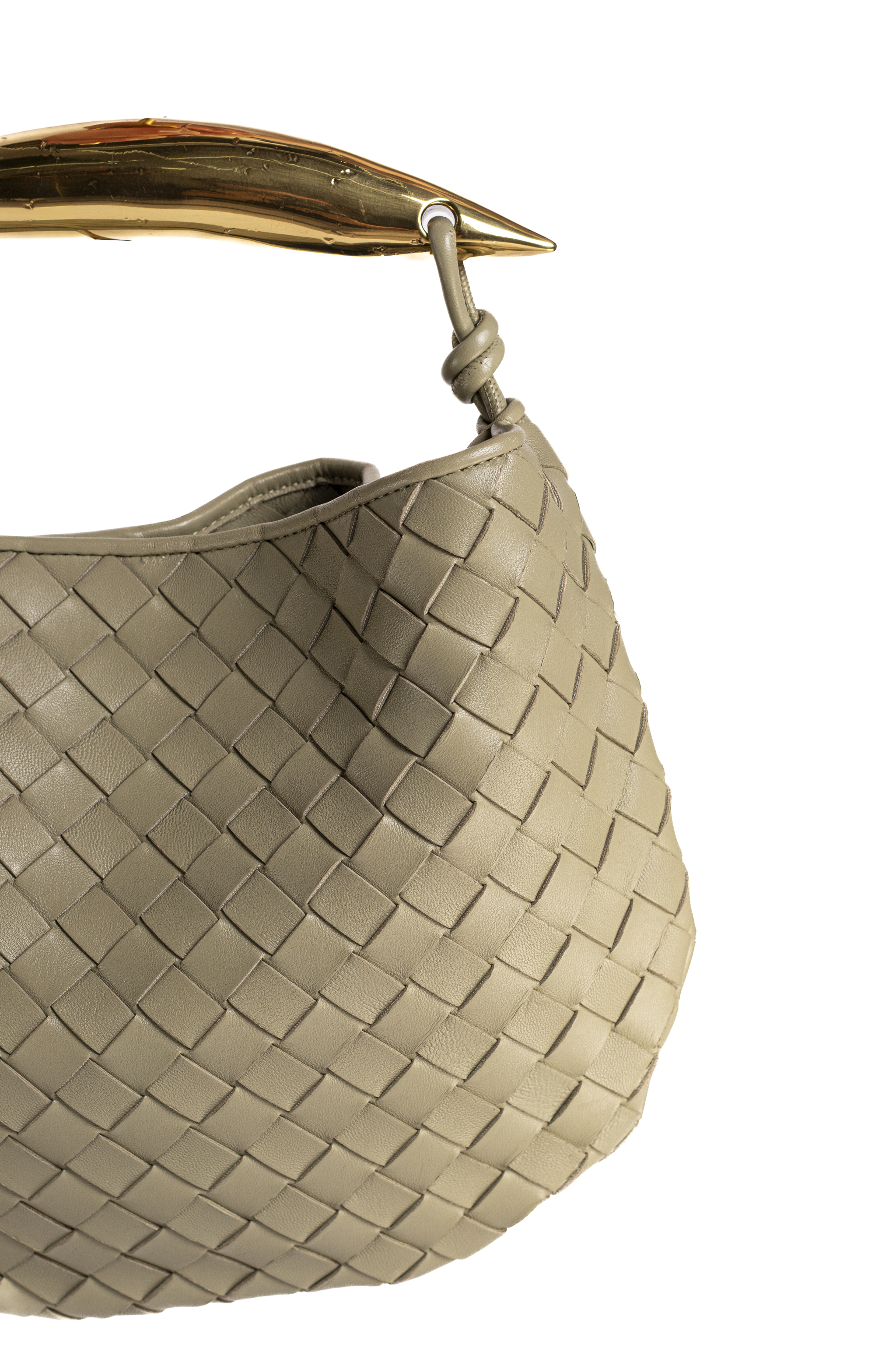 BOLSO BOTTEGA VENETA SARDINE INTRECCIATO TAUPE