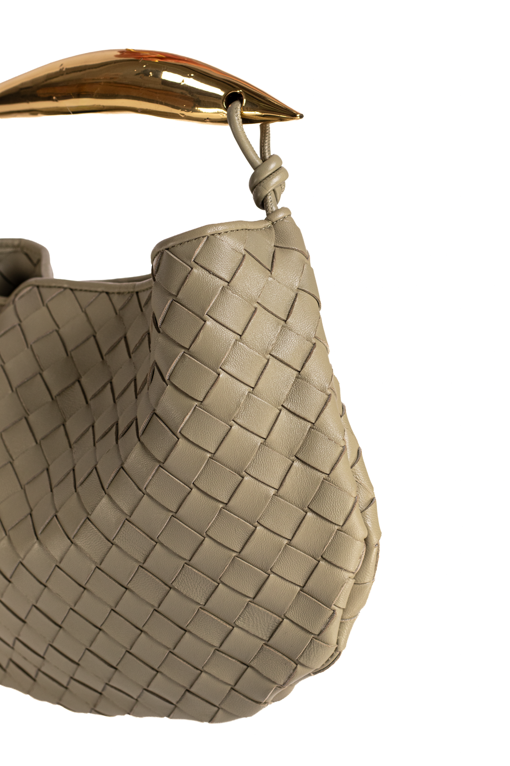 BOLSO BOTTEGA VENETA SARDINE INTRECCIATO TAUPE