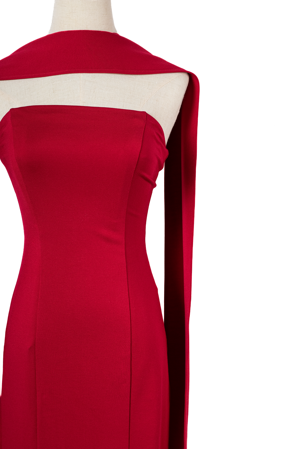 VESTIDO LARGO CON CAPA