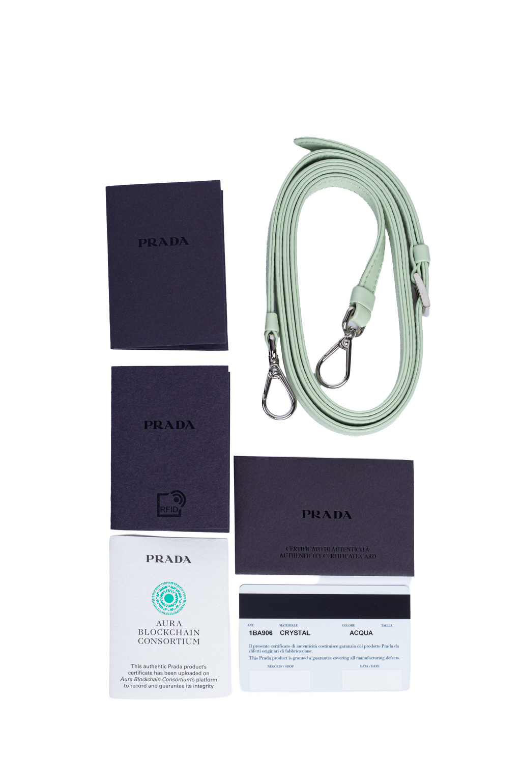 PRADA MINI GALLERIA CON CRISTALES