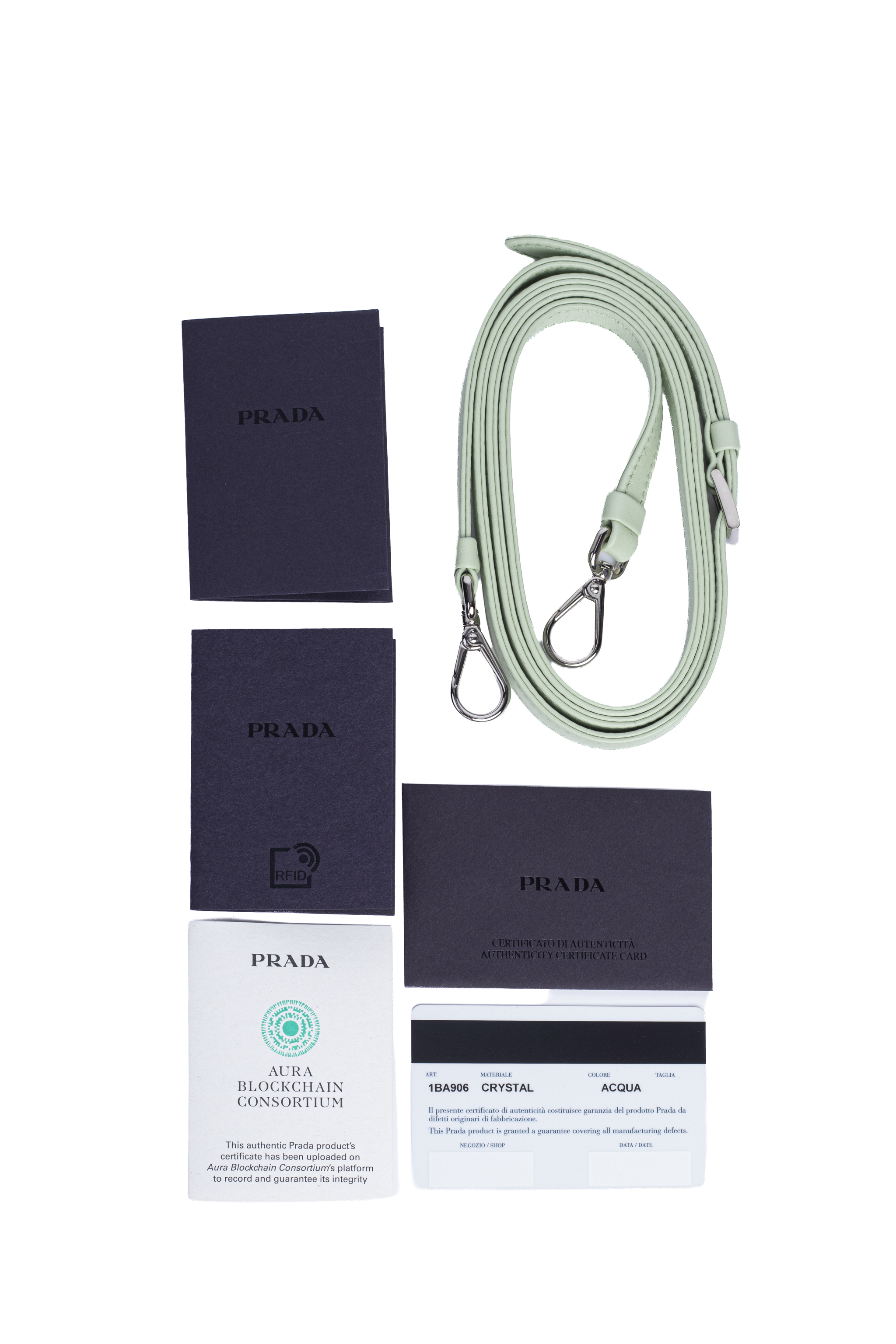 PRADA MINI GALLERIA CON CRISTALES
