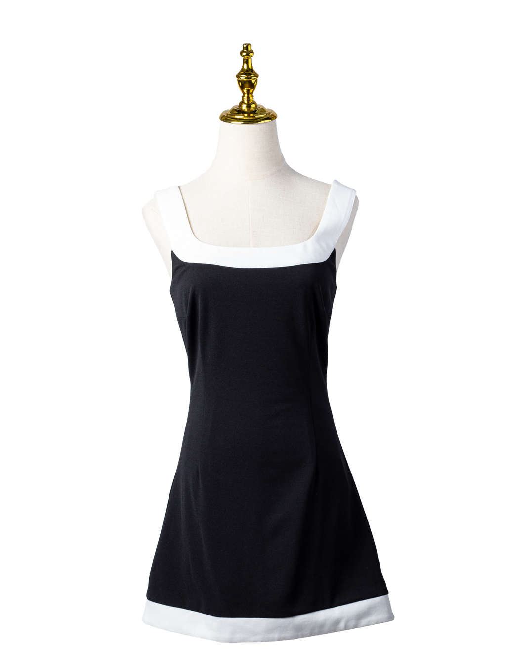 VESTIDO MINI BICOLOR
