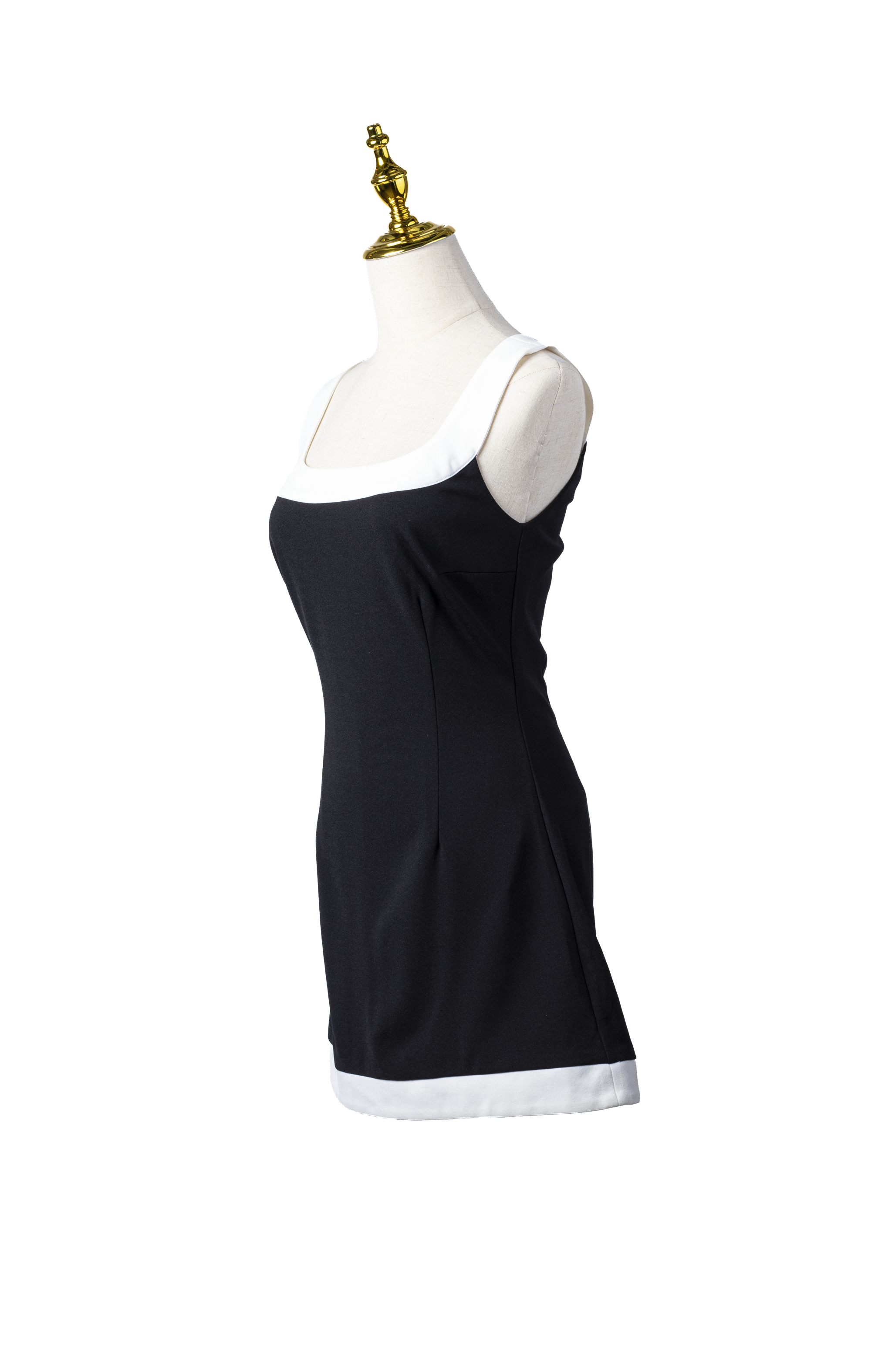 VESTIDO MINI BICOLOR