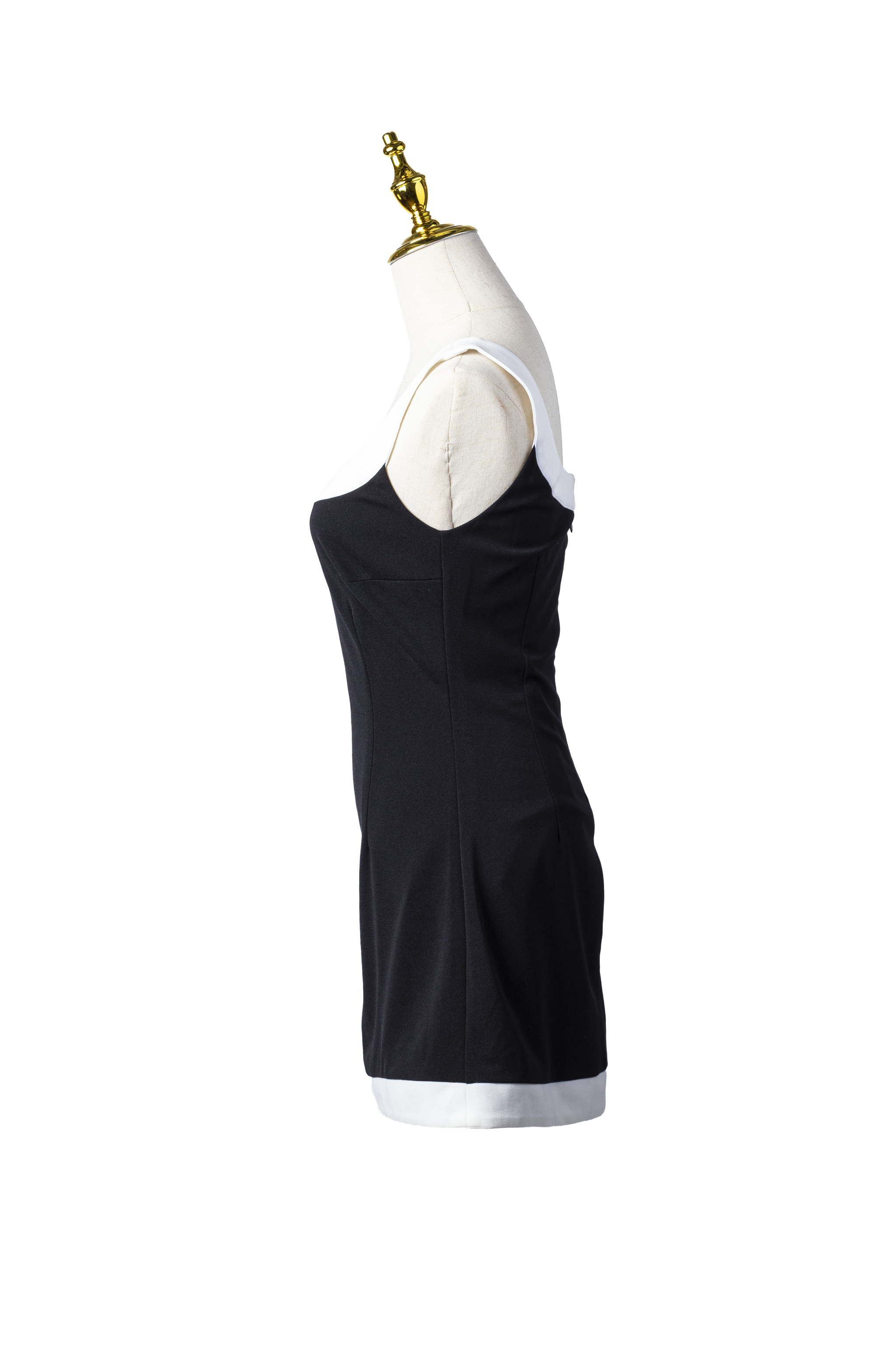 VESTIDO MINI BICOLOR
