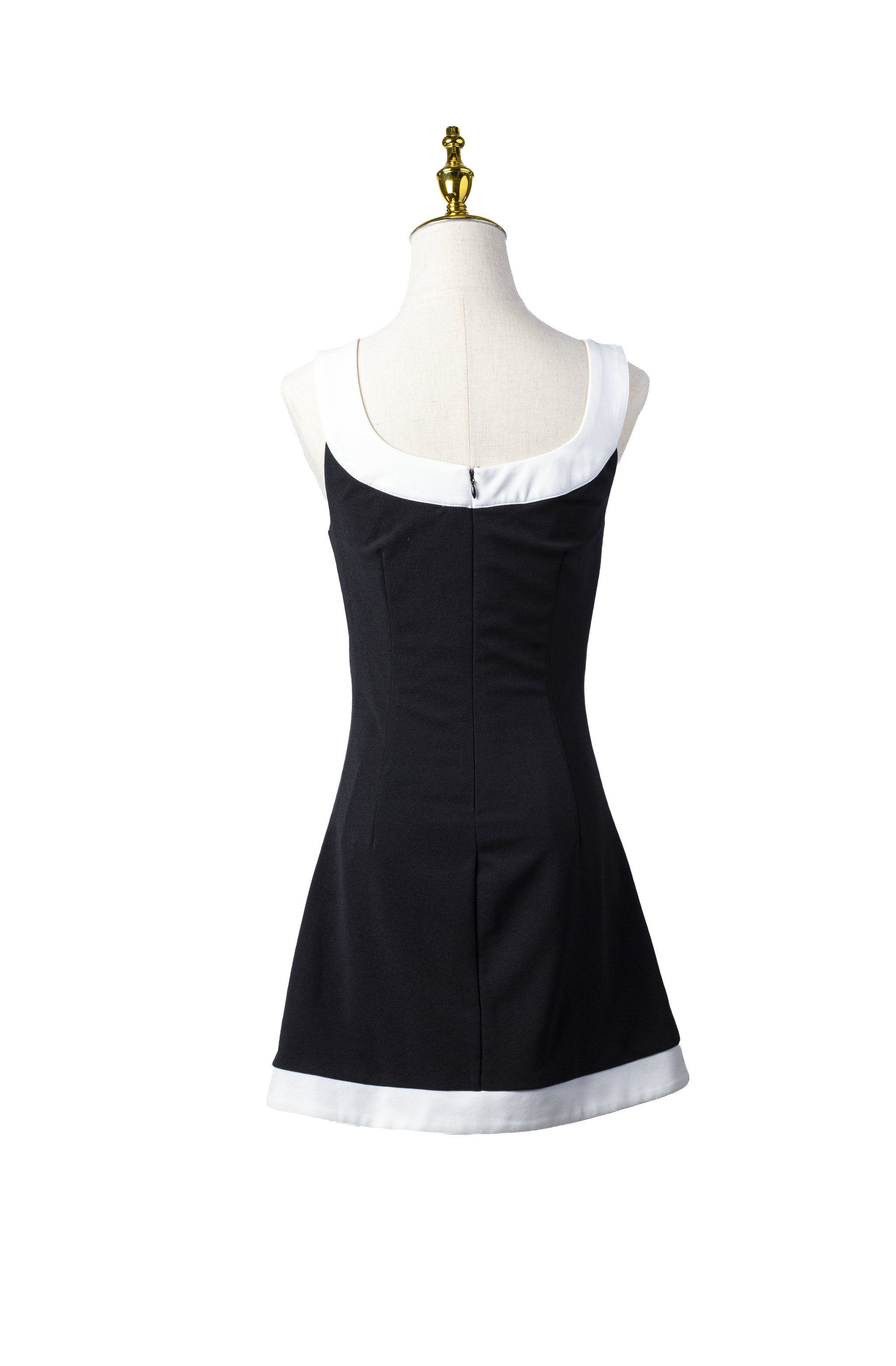 VESTIDO MINI BICOLOR