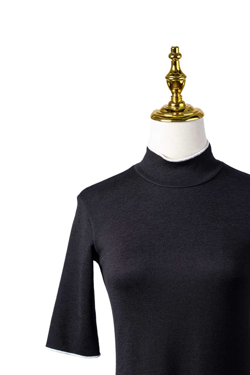 VESTIDO MINI CUELLO ALTO