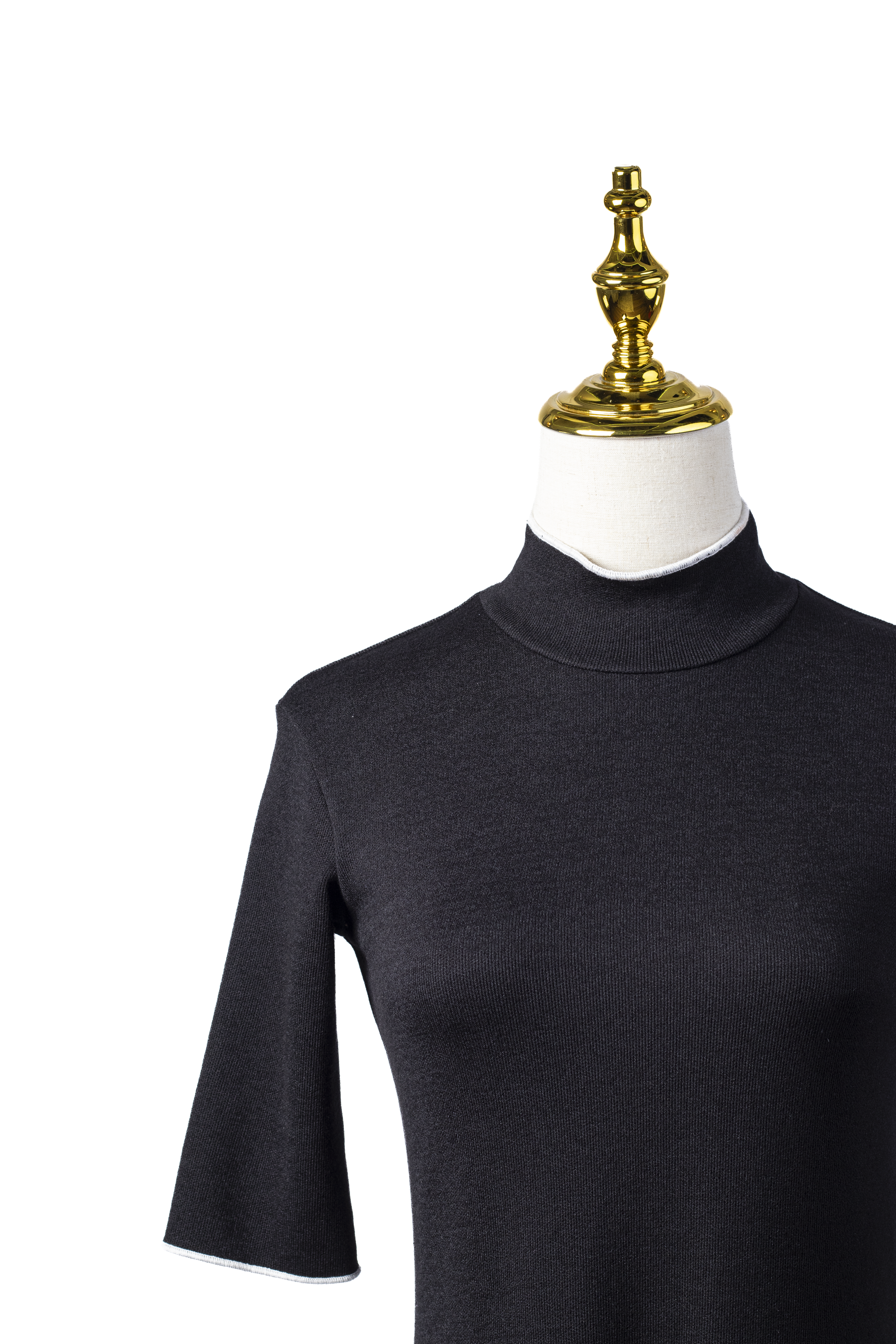 VESTIDO MINI CUELLO ALTO